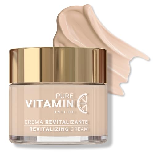 Noche Y Dia Vitamin C Face Cream - Hydrating Lightweight Non-Greasy Moisturizer for All Skin Types - Anti-Aging Formula for Fine Lines Wrinkles & Even Skin Tone - 60mL (2.04 fl oz)