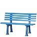 Produktbild BLOME-TIL. 50926 Ibiza Bank, hellblau, 54 x 120 x 74 cm