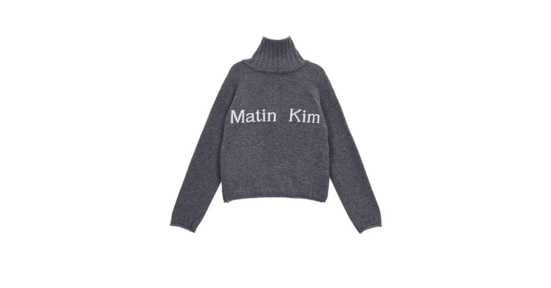Amazon.co.jp: matin kim マーティンキム ニット グレー