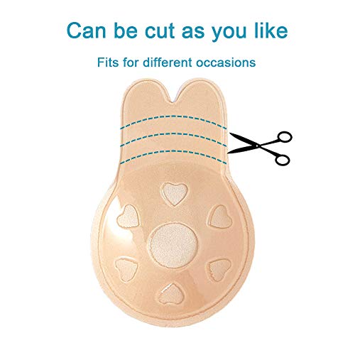 3 Pairs Invisible Adhesive Bra, Anti-Penetration Point Adhesive Bra,Breast Lift Tape Push Up Strapless Nipple Covers #TOP3