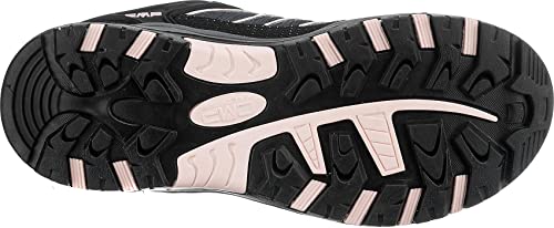 CMP Jungen Rigel Low Trekking Shoe Wp Walking Schuh, Asphalt Rose, 37 EU