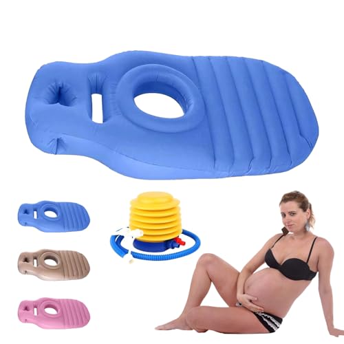lylzb Tummynest Pregnancy Airbed with Hole, Blue