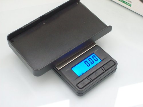 G & g PC Custodia bilancia & calcolatrice (2 in 1) bilancia digitale/bilancia per oro, per monete, 200 x 0,01 g