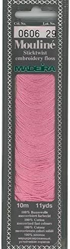 Mouline Cotton Embroidery Floss 11yd Pink Family (10 Pack)