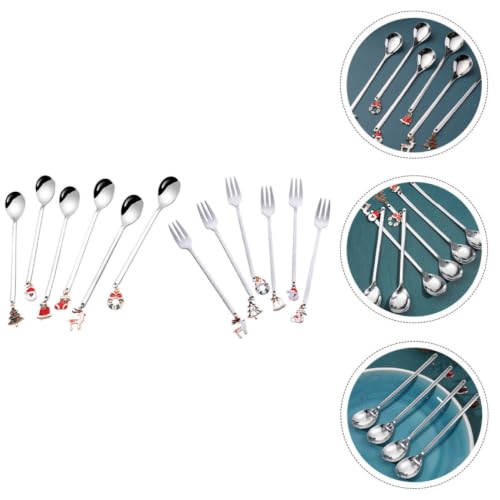 Cucharas y tenedores de acero inoxidable para evitar óxido 8