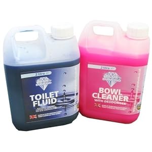 Blue Diamond Twin Pack Toilet Fluid and Bowl Cleaner