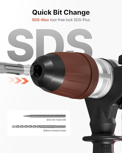 VEVOR Cordless SDS-Max Rotary Hammer