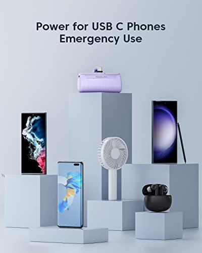 Kuulaa KL-YD47 Portable Charger Usb C Power Bank 4500Mah Small Portable Phone Charger Android Compact Plug In Battery Pack Portable Compatible thumb #5