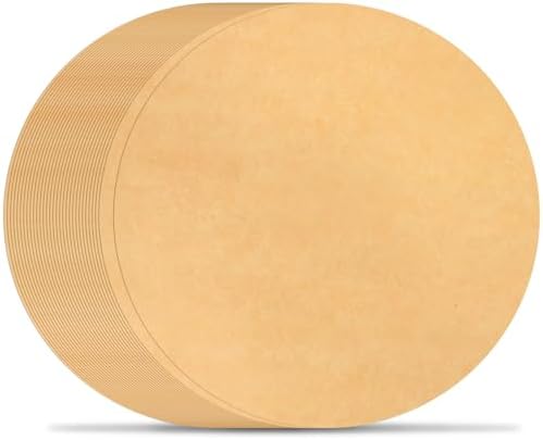 BYKITCHEN Parchment Paper Rounds, Set of 200, Non Stick 8 Inch Round Parchment Paper for Baking, Pre-cut Parchment Paper Sheet for Cake Pans, Tortilla Press, Quesadilla Maker, Springform Pan and More