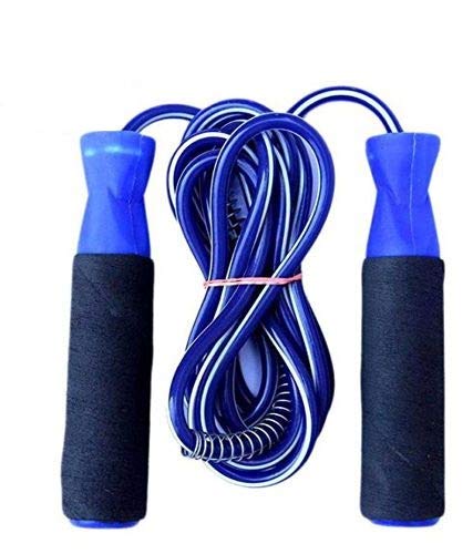 SX FITNESS Jumping Skipping Rope with Comfortable PVC Blue Handle for Weight REDUCING/Warm-UP/Gym/Sports & Fitness (B08VH8JHM3) Amazon Price History, Amazon Price Tracker