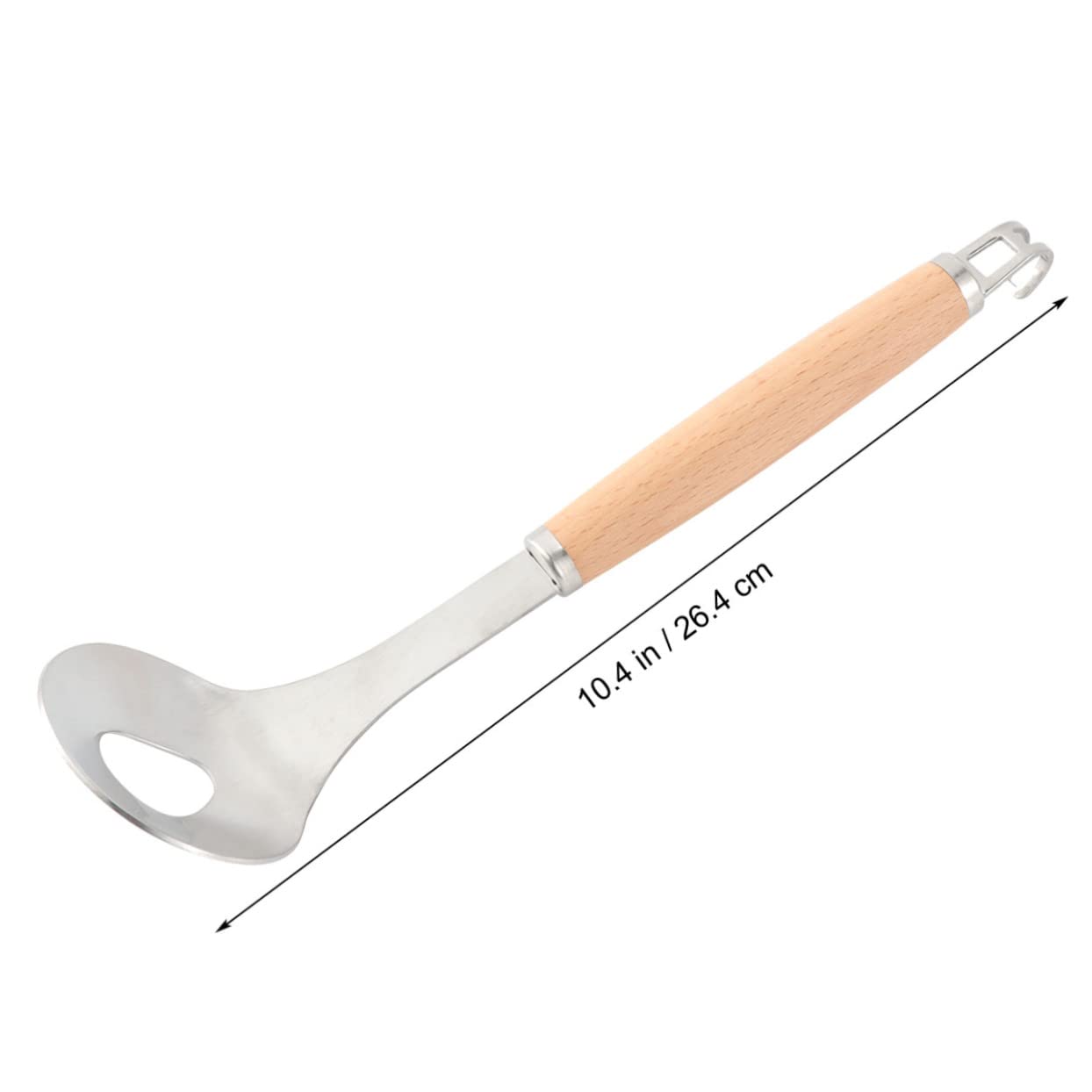 HOLIDYOYO 1pc Meatball Maker Tool Stainless Steel Spoon Non- Wood Handle for Cooking and Restaurant Use for Meatball Making