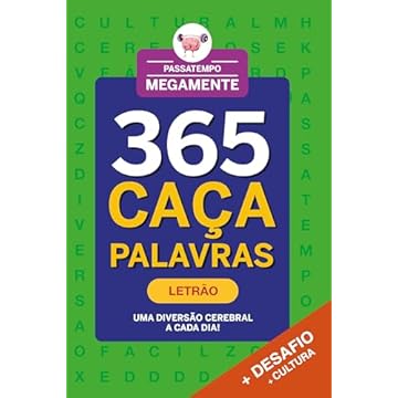 Capa do livro Passatempo Megamente 365 Caça-Palavras - Letrão