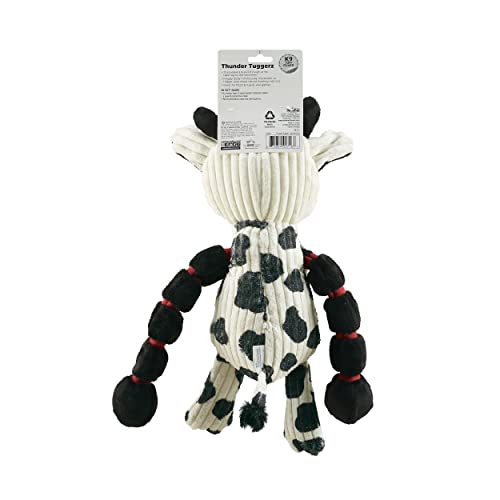 Charming Pet Thunda Tugga Cow Plush & Squeaky Dog Tug Toy #TOP2