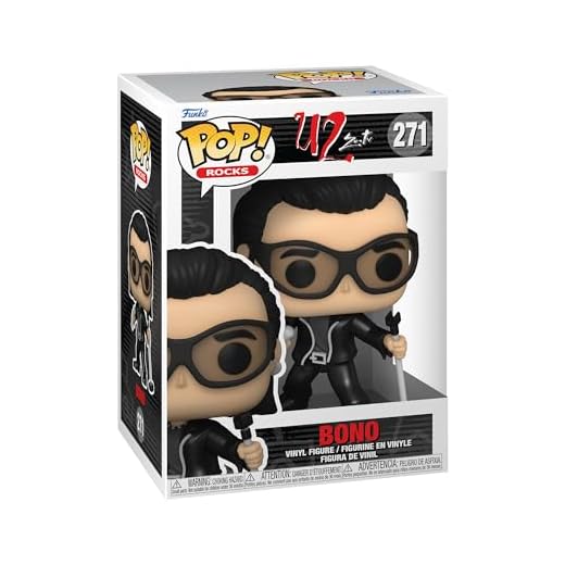 Funko Pop! Rocks: U2 - ZooTV - Bono - Figura de Vinilo Coleccionable - Idea de Regalo- Mercancia Oficial - Juguetes para Niños y Adultos - Music Fans - Muñeco para Coleccionistas y Exposición