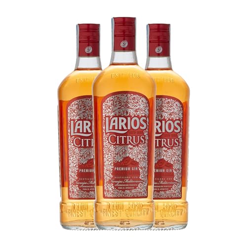 Ginebra Larios Citrus 70 cl (Caja de 3 Botellas de 70 cl)