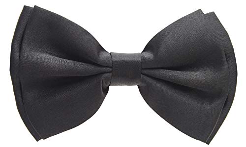 Man of Men - Bowtie & Suspender Sets - Solid Colors (Black)