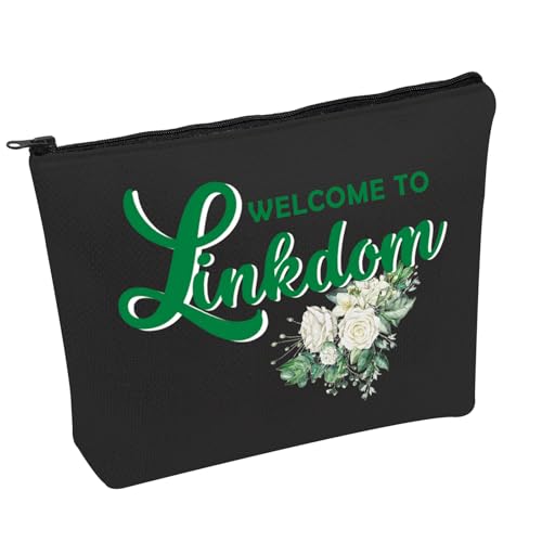 PWHAOO Welcome To Linkdom Cosmetic Bag Links Sorority Inspired Gift Links Greek Sorority Gift (Welcome To Linkdom B)