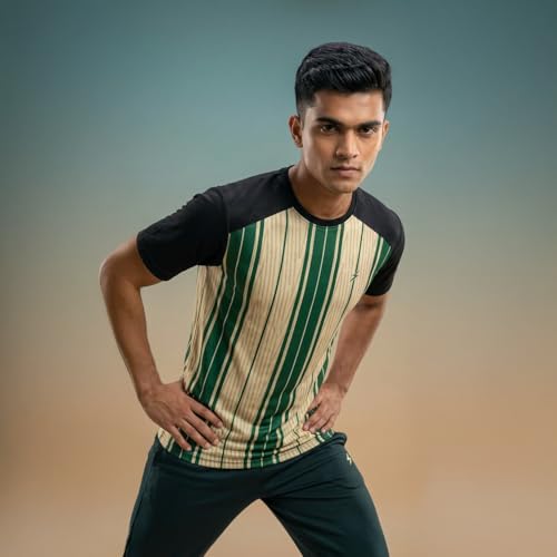 Image of YOURJERSEY Custom Sports Jersey for Men Personalised Cricket /Football /Badminton T-Shirt Customise Name, Dry-Fit Fabric Sizes 2Y-4XL Custom T-Shirt