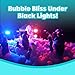 FoamDaddy UV Glow Bubble Solution – Professional Strength Ultra-Concentrated Formula – Make Your Bubbles Glow Under Black Lights – Designed for Any Bubble Wand or Machine – 1/2 Gallon of Bubbly Fun