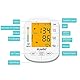 Axets Blutdruckmessgerät Handgelenk Vollautomatische Blutdruck und Pulsmessung, Arrhythmie Warnfunktion, 2 x 99 Speicher, LCD Display, Einstellbare Manschette (Weiß)