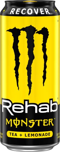 Image of Monster Rehab Tea + Lemonade + Energy, Energy Drink 15.5 Ounce