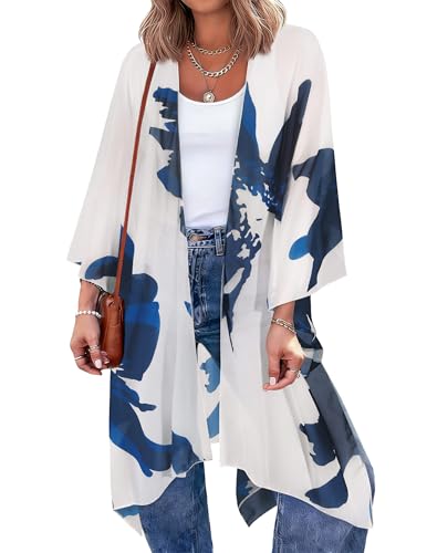 BB&KK Kimonos for Women Plus Size Swimsuit Coverup Summer Cardigan Lightweight