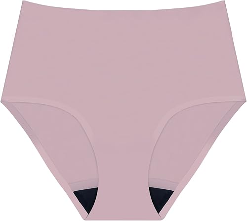 Ropa interior absorbente para incontinencia urinaria para mujer, calzón de cintura alta sin costuras para protección contra fugas de vejiga, 2.3