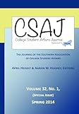College Student Affairs Journal Vol 32 issue 1