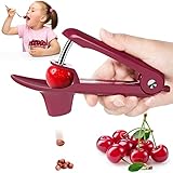 Cherry Pitter Tool, Quick Release Cherry Pitter Olive Pitter Tool Cherry Depitter Making Fresh...