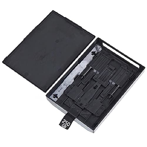 Fasizi Hard Drive Disk Replacement Enclosure Case Shell for Xbox 360 Slim, Black - Image 2