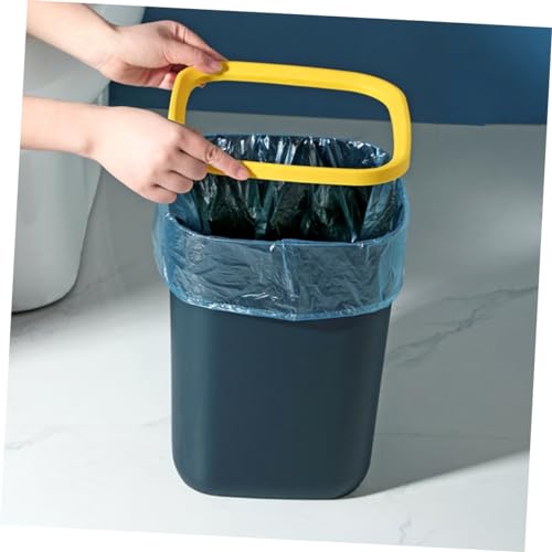 Caneca de basura cuadrada de plástico resistente miniatura 6