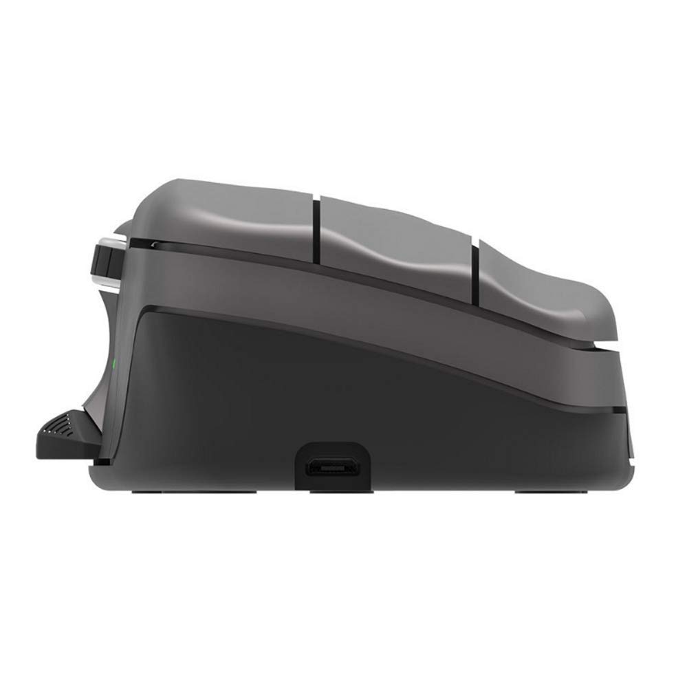 Contour Ratón de Sacro para Mac y PC Izquierda-para Zurdos 1200 dpi/USB/tamaño L Gris metálico