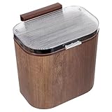 Gain de place : les poubelles sous meuble et les poubelles de porte permettent de préserver l'espace précieux sur le plan de travail et au sol, pour un espace propre et organisé. poubelle autocollante, seau à compost avec couvercle