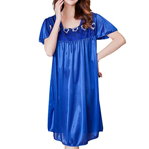 Chemise de nuit femme longue et douce pour des soirées cocooning et un sommeil réparateur en été