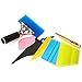 YaeTek Vinyl Wrap Tool 7 in 1 Vehicle Window Tint Tool Kit Car Glass Protective Film Wrapping Installation Set Include Vinyl Rubber Squeegee with Handle, Mini Scraper, Film Cutting Knife