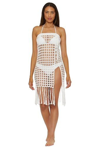 BECCA Women's Venica Crochet Skirt, Casual, Beach Cover Ups3