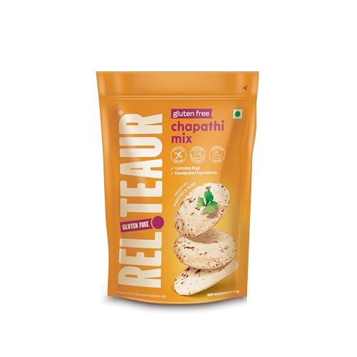 Image of Reliteaur Gluten Free | Wheat Free | Maida Free | Chapathi Mix (1kg)|Celiac Friendly| Ragi And Amaranth |Iron, Protein & Calcium rich for Soft Chapathis | AOECS Certified