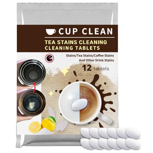 Cup and Bottle Cleaning Tablets Active Cleaning for Tea Coffee