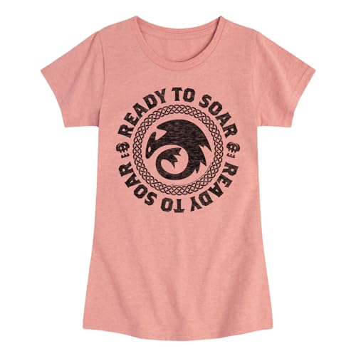 How to Train Your Dragon - Ready to Soar - Toddler & Youth Girls Short Sleeve Graphic T-Shirt
