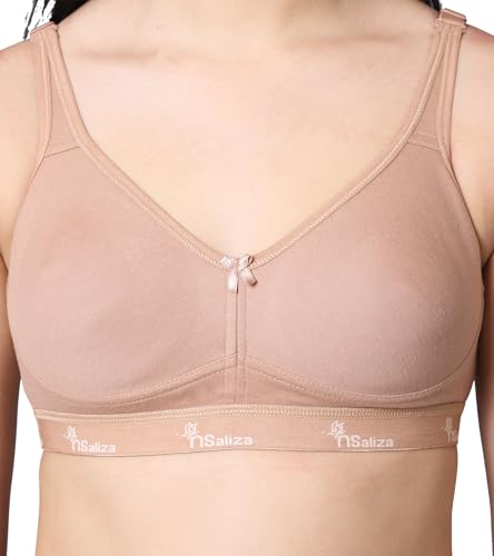 Image of Pack of 1 Non Padded Wire Free Seamless Full Coverage Sports Bra
