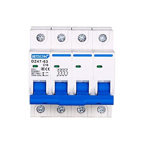 Mini-disjoncteur DZ47-63 25A 4P 400V pour la protection de tableau électrique domestique