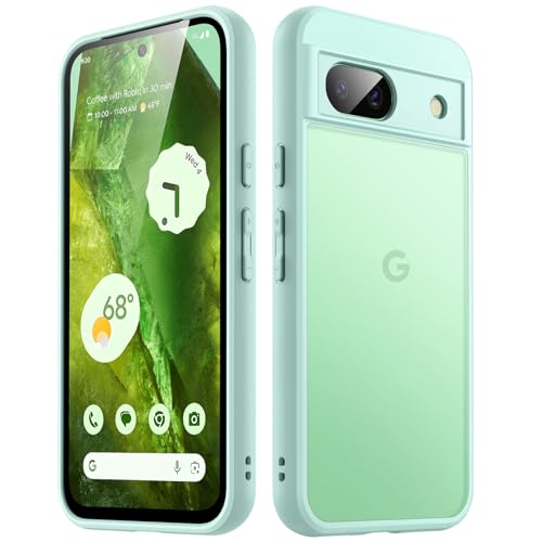 Google Pixel 8a ミントグリーン ケース付き Google Pixel 8a 耐衝撃