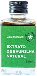 Extrato De Baunilha Natural Vanilla Brasil 30 Ml Zero Açúcar