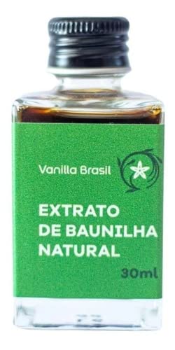 Extrato De Baunilha Natural Vanilla Brasil 30 Ml Zero Açúcar