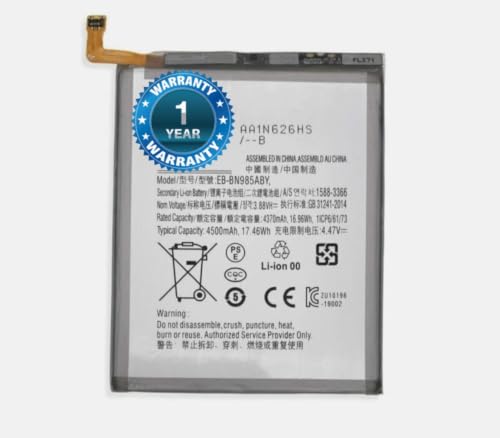 Image of EB-BN985ABY Battery for Samsung Galaxy Note 20 Ultra 5G SM-N985F SM-N986F SM-N986B :Battery with 1 Year Warranty** (MAR75)
