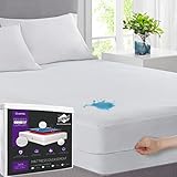 Twin Size Mattress Encasement Bed Bug Proof, Cover 6-8' Deep Bed, Dust Mite Proof, Hypoallergenic Six-Sided, 3M Scotchgard