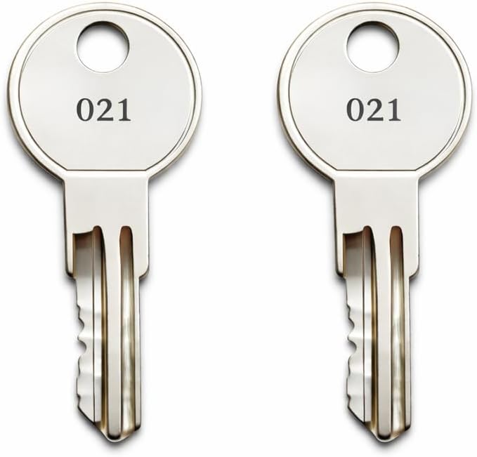 2-Pack 021 Keys for Honeywell Brinks First Alert Cash Lock Box, Single ...