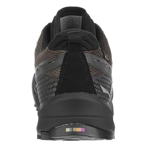 Salewa Men's Wildfire GTX Approach Shoe - Durable, Waterproof Gore-Tex Trail Shoe for Hiking & Climbing - Black Olive/Wallnut - 9.54