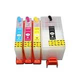 Compatible avec les modèles OfficeJet conçus spécifiquement Compatible avec les imprimantes OfficeJet 6000, 6500, 6500A, 7000, 7500 et 7500A, assurant des fonctionnalités sur ces modèles. Simple Compatible avec remplacer vos cartouches d'encre rapidement et efficacement, vous pouvez donc revenir à l'impression. Technologie de puces d'arc avancé équipée de la technologie des puces d'arc Compatible avec le suivi au niveau de l'encre plus intelligent, vous assurant de vous épuiser de façon