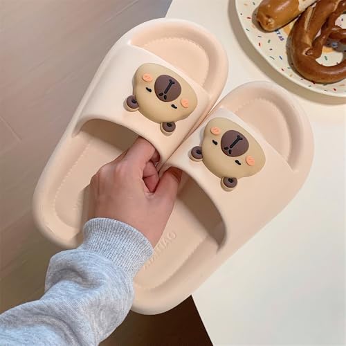 Cute Capybara Slippers,Capybara Cloud Slides,Non Slip Shower Slipper,Summer Slides4